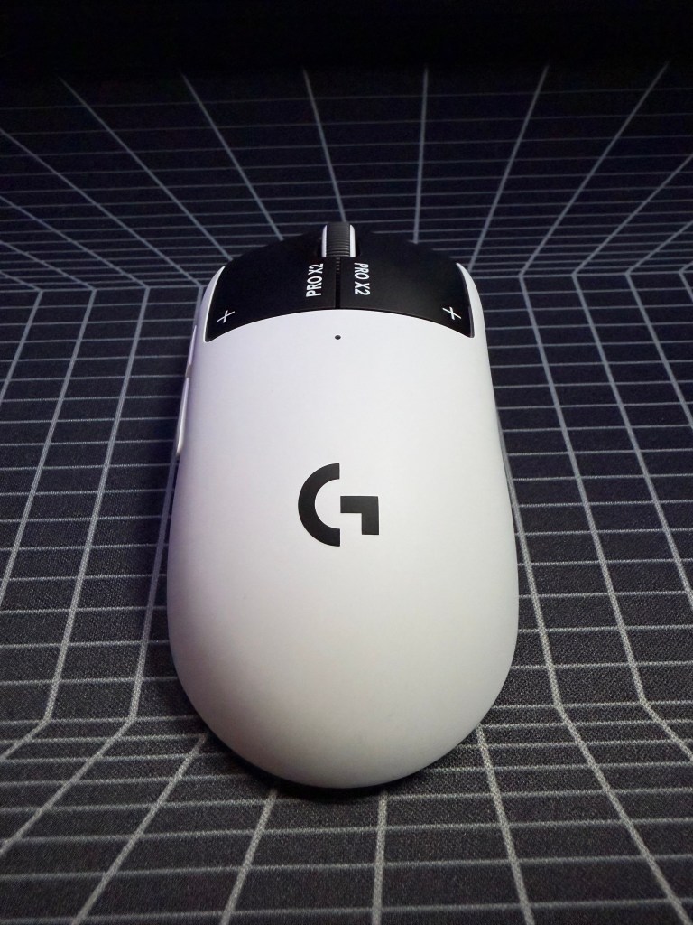 Top view of the Logitech Pro X2 Superstrike