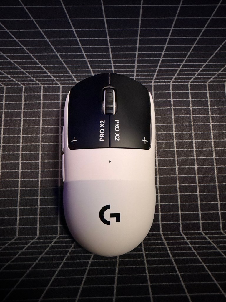 Front view of the Logitech Pro X2 Superstrike